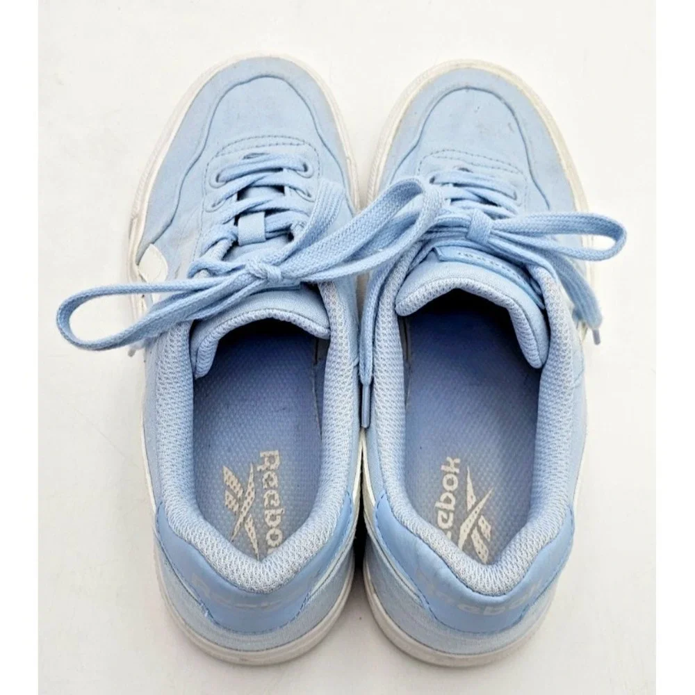 Reebok Women's 8.5 Light Blue Pastel Sneakers Gum Sole Lifestyle Comfort Shoes